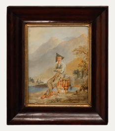 Early 19th Century Watercolour - Foxcatcher