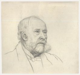 William Henry Ladd - Early 20th Century Graphite Drawing, Study of a Gentleman