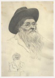 William Henry Ladd - 1912 Graphite Drawing, Sketch from Life