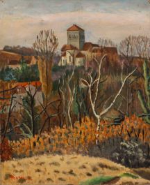 Henry Portal (1890-1982) - 1941 Oil, Autumn Landscape