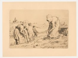Paul Émile Colin (1867-1949) - Early 20th Century Etching, Working the Land