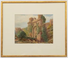 W. Richardson  - 20th Century Watercolour, Herstmonceux Castle