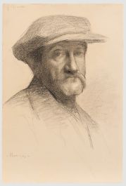 G. Querville - 1939 Graphite Drawing, The Frenchman