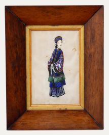 Fine 19th Century Chinese School Watercolour - Portrait of a Female Courtier