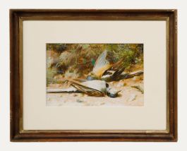 William Cruikshank (1848-1922) - 19th Century Watercolour, Yellow Wagtails