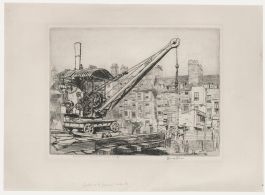 Hanslip Fletcher (1874-1955) - 1910 Etching, Gloucester Street