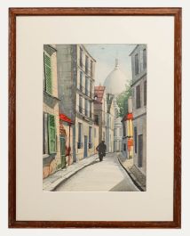 John Weston - 20th Century Watercolour, Walking To The Scare-Coeur