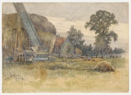 Albany E. Howarth - 1906 Watercolour, The Haystack