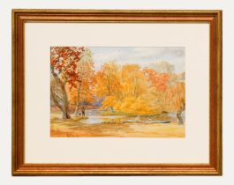William J. Ferguson (fl.1849-1886) - Framed Watercolour, Autumn Tints
