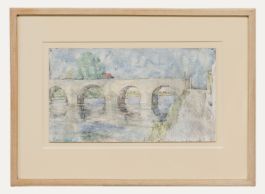 Jenny Lander - Contemporary Watercolour, Bridge Over Cher