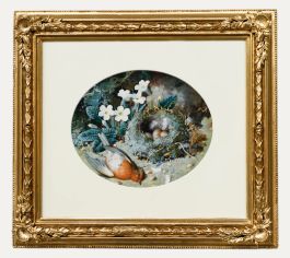 William Cruikshank (1848-1922) - Framed Watercolour, The Robin's Nest