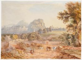 Mary Matcher - 19th Century Watercolour, Edinburgh Castle and Holyrood House