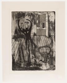 Jennifer Brown (1925-2008) - 1987 Etching, Dancing Lesson