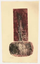 Nan Frankel (1929-2021) - Artist Proof 20th Century Collagraph, Exclamation
