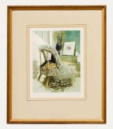 Frances A. Shearing (b.1953) - Framed Contemporary Etching, "You Called?"