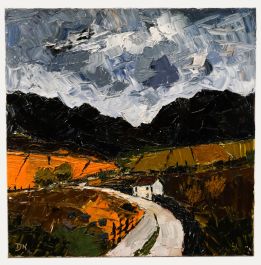 Daniel Nichols - Contemporary Oil, Cottage in the Valley