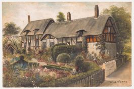 George Willis Pryce (1866-1949) -Oil, Anne Hathaway's Cottage 