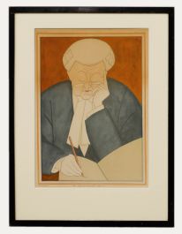 Edmond Xavier Kapp (1890-1978) - 1925 Silkscreen, Sir Edward Marshall Hall