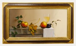 Mike Woods (1976-2003) - 20th Century Oil, Grapes, Apples and Wine