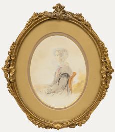 Framed 19th Century Watercolour - Lady Minto