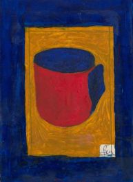 Ben Carrivick - 20th Century Oil, Mug in Red and Blue