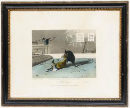 After Newton Fielding (1799-1856) - Framed 1853 Etching, Knock Down