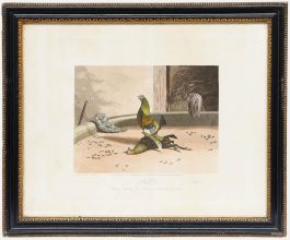 After Newton Fielding (1799-1856) - Framed 1853 Etching, Death