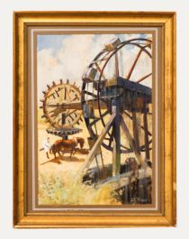 Clifford Charles Turner (1920-2018) - 20th Century Oil, Horse Mill