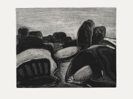 Marion Kallauka (b.1949) - 1989 Etching, Steinige Sandschafs