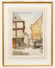 Hamilton Maxwell RWS (1830-1923) - Framed  Watercolour, Dinan, 1897
