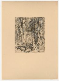 Frank Brangwyn (1867-1956) - Mid 20th Century Etching, Tree Felling