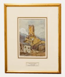 William Cave Thomas (1820-1906)  - c.1842 Watercolour, Lombard Tower Hospital