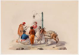 G. Montefiore - Italian School Late 19th Century Watercolour, Around the Fire