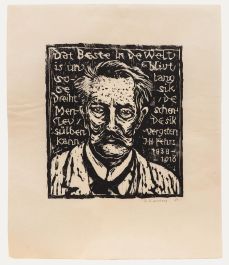 M. Karstens - 20th Century Woodcut, The Artist In Situ