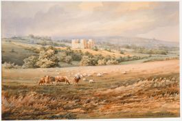 David Morrell - 2000 Watercolour, Bolton Castle