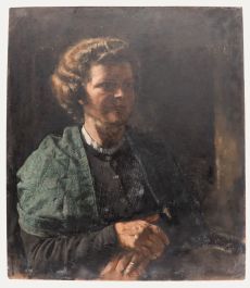 George Weissbort (1928-2013) - 20th Century Oil, An Elegant Lady