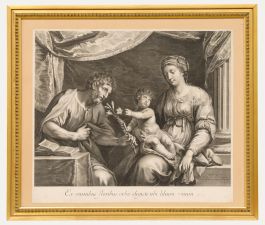 After Jacques Stella (1596-1657) - 18th Century Engraving, One Lily