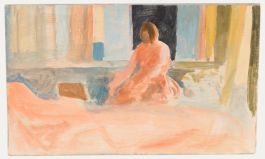 Bernadette Kelly (b.1933) - 20th Century Oil, Seated Nude
