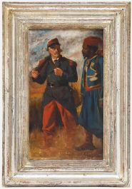 Otto von Faber Du Faur (1828-1901) - Framed Late 19th Century Oil, Legionnaire