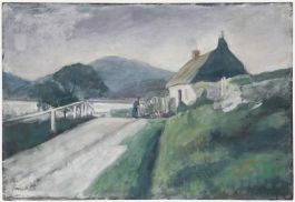 George Weissbort (1928-2013) - 20th Century Oil, Irish Cottage