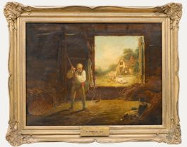 Attrib Richard Westall (1765-1836) - Early 19th Century Oil, After the Harvest