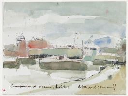 Richard J.S. Young - 2023 Watercolour, View of Cumberland Basin