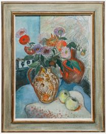 P. Heuer - 20th Century Oil, Apples and Flora