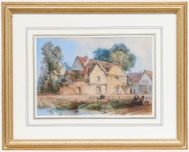Thomas R. Colman Dibdin (1810-1893) - Mid 19th Century Watercolour, The Pond