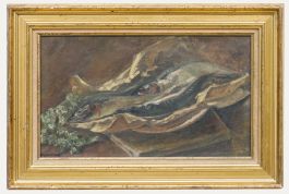 Georges Eugene Delhomme (1904-1989) - Mid 20th Century Oil, Study of The Catch