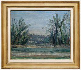Georges Eugene Delhomme (1904-1989) - Mid 20th Century Oil, Nogent-sur-Marne