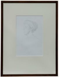 William Strang RA (1859-1921) - 1912 Silverpoint Drawing, Portrait of a Woman