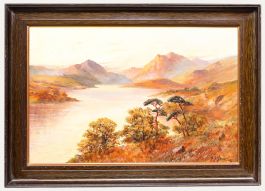 Francis E. Jamieson (1895-1950) - c.1890 Oil, Near Arrochar, Loch Lomond