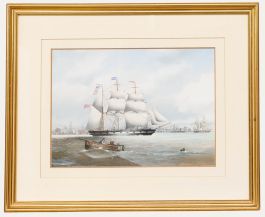 20th Century Watercolour - The Red Ensign