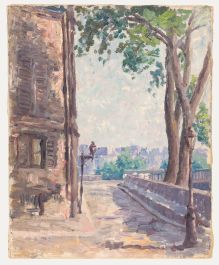 Robert Benard (1908-1996) - 1933 Oil, Quai de Bourbon